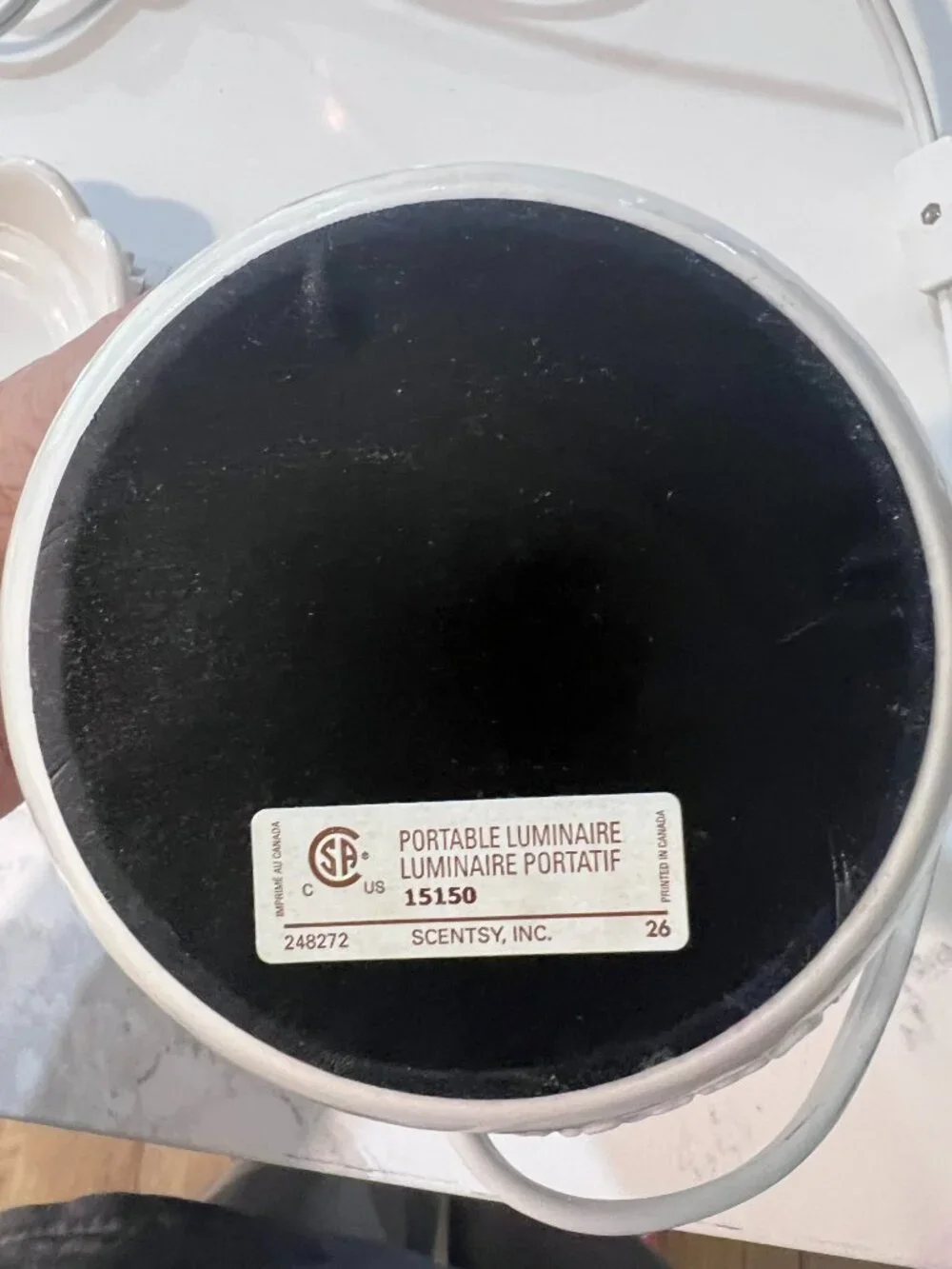 Scentsy Blizzard Warmer - Full Sized